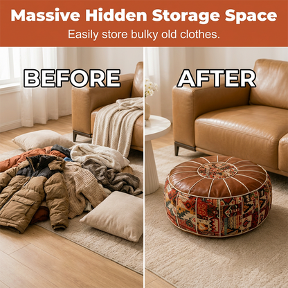 📢📢40% OFF !! ⏰Multifunctional Storage Ottoman Pouf
