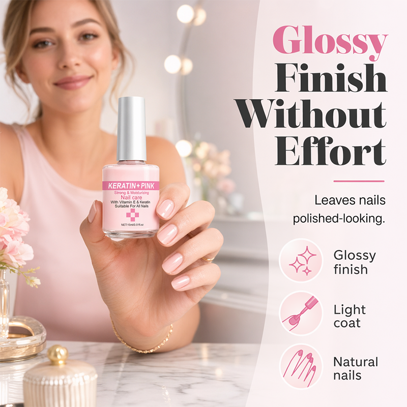 💅 2026 Sale — Over 47,000 Sold!✨ Keratin Nail Strengthener – Repairs Rough Surfaces & Glossy Finish 🌟
