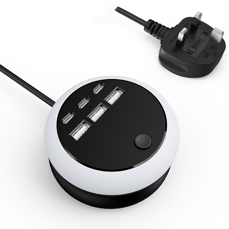 🔥Summer Hot Sales - Save 49% OFF🔋 Portable Power Strip with USB-C Charging & LED Lights ✨ – 6 USB Ports for Home 🏠, Office 💻 & Travel ✈️