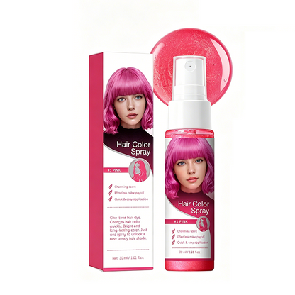 🌈 50% OFF! Temporary Hair Color Spray – Instant purple highlights, washable & gentle. No residue, no damage. Try a new look today! 🌟💜