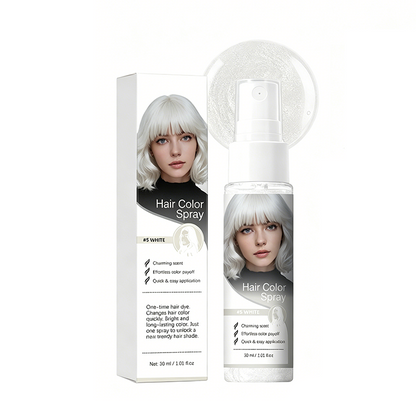 🌈 50% OFF! Temporary Hair Color Spray – Instant purple highlights, washable & gentle. No residue, no damage. Try a new look today! 🌟💜
