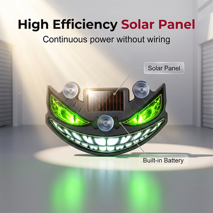 📢📢40% OFF !! ⏰Solar Devil Eye LED Car Warning Light