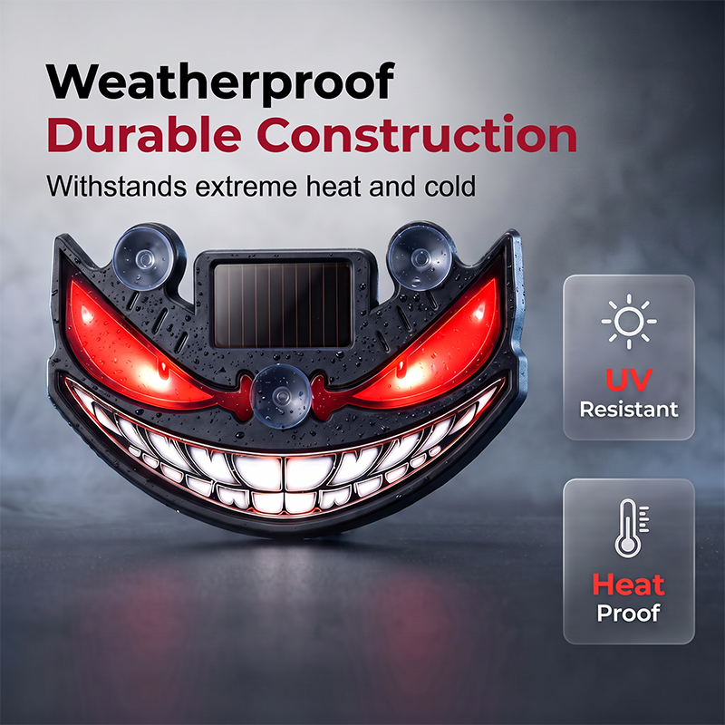 📢📢40% OFF !! ⏰Solar Devil Eye LED Car Warning Light
