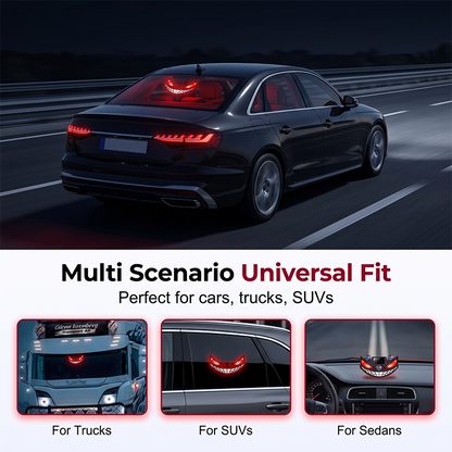 📢📢40% OFF !! ⏰Solar Devil Eye LED Car Warning Light