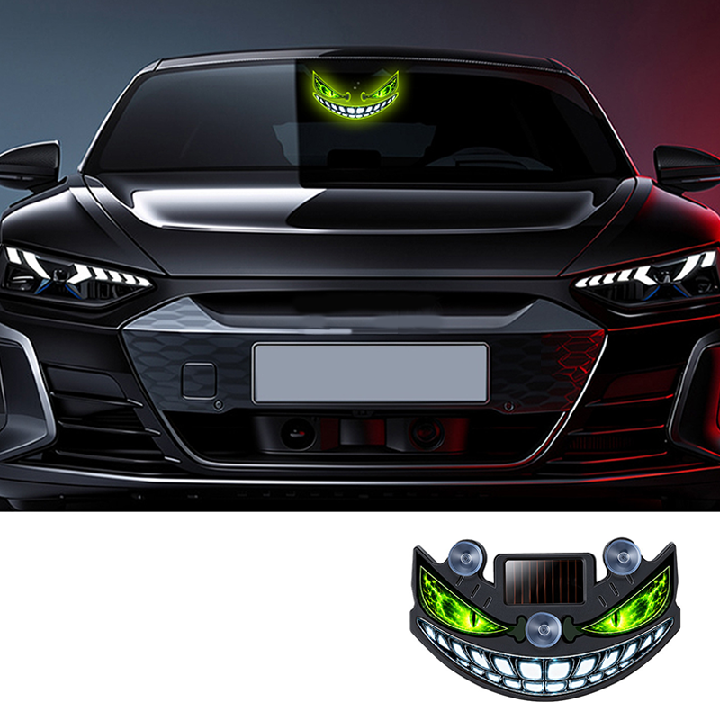 📢📢40% OFF !! ⏰Solar Devil Eye LED Car Warning Light