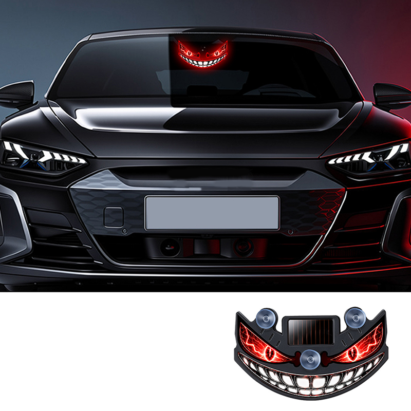 📢📢40% OFF !! ⏰Solar Devil Eye LED Car Warning Light