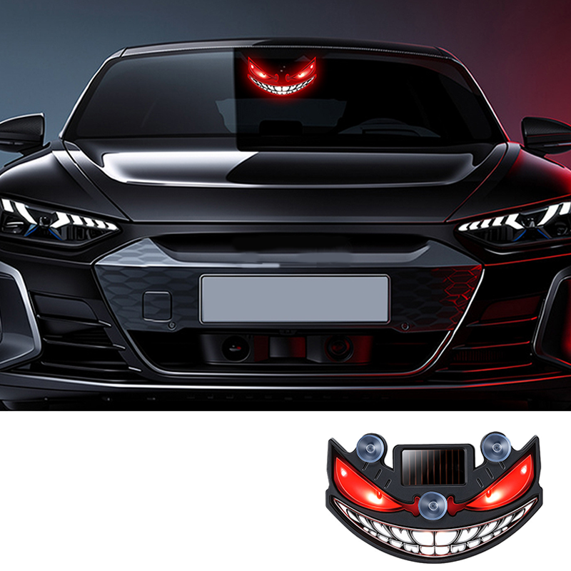 📢📢40% OFF !! ⏰Solar Devil Eye LED Car Warning Light