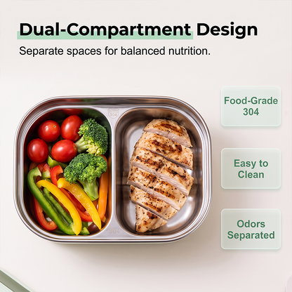 📢📢50% OFF !! ⏰Portable Electric Heated Lunch Box Water-Free Food Warmer