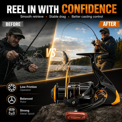 ✨ CNC Spool Spinning Fishing Reel