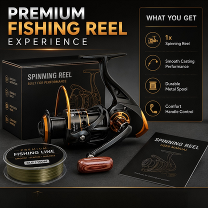 ✨ CNC Spool Spinning Fishing Reel