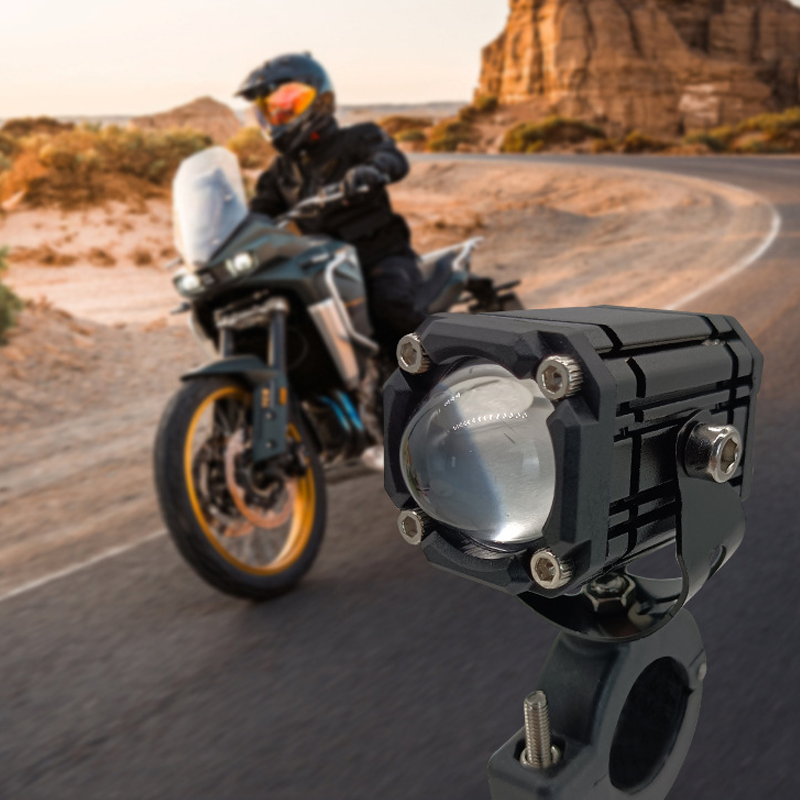 📢📢40% OFF !! ⏰Universal Motorcycle LED Spotlights – Dual Beam & All-Weather Waterproof 💡