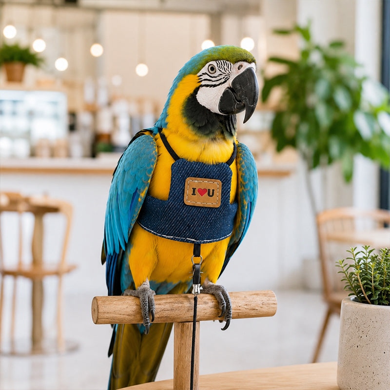 Breathable Harness for Pet Birds
