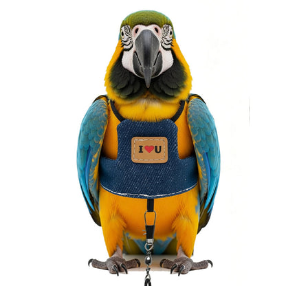 Breathable Harness for Pet Birds