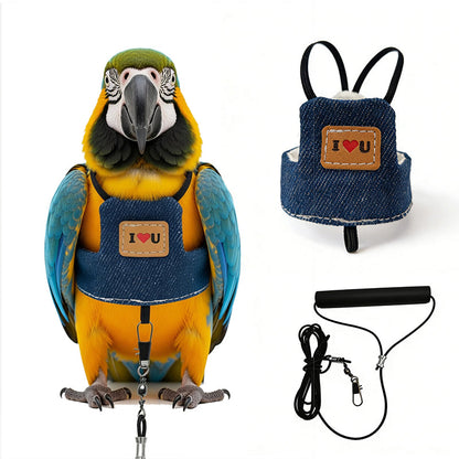 Breathable Harness for Pet Birds