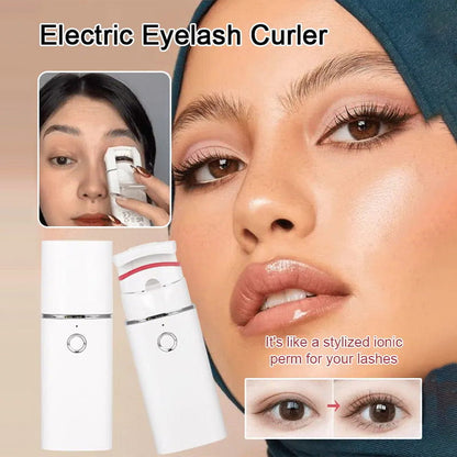🔥Surprise 50% Off！👩🏻‍🏭Get gorgeous eyelashes back！✨️Rechargeable Electric Heated Eyelash Curler