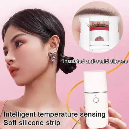 🔥Surprise 50% Off！👩🏻‍🏭Get gorgeous eyelashes back！✨️Rechargeable Electric Heated Eyelash Curler