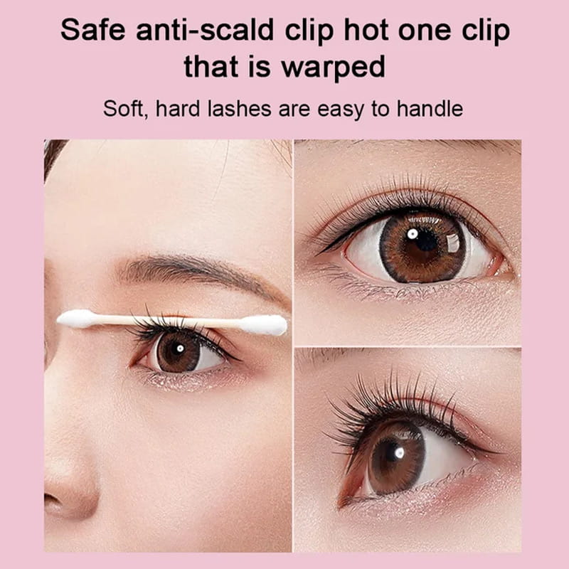 🔥Surprise 50% Off！👩🏻‍🏭Get gorgeous eyelashes back！✨️Rechargeable Electric Heated Eyelash Curler