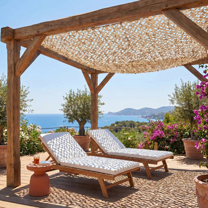 Reinforced Camouflage Netting for Terrace Pergola & Gazebo