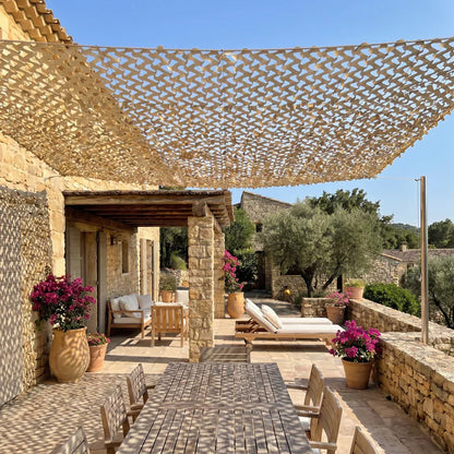 Reinforced Camouflage Netting for Terrace Pergola & Gazebo