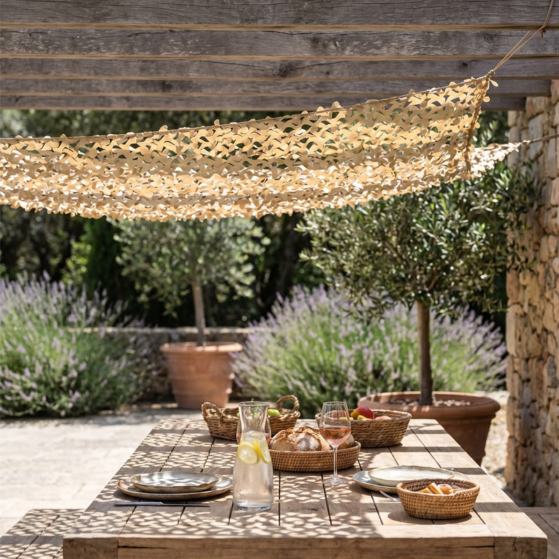 Reinforced Camouflage Netting for Terrace Pergola & Gazebo