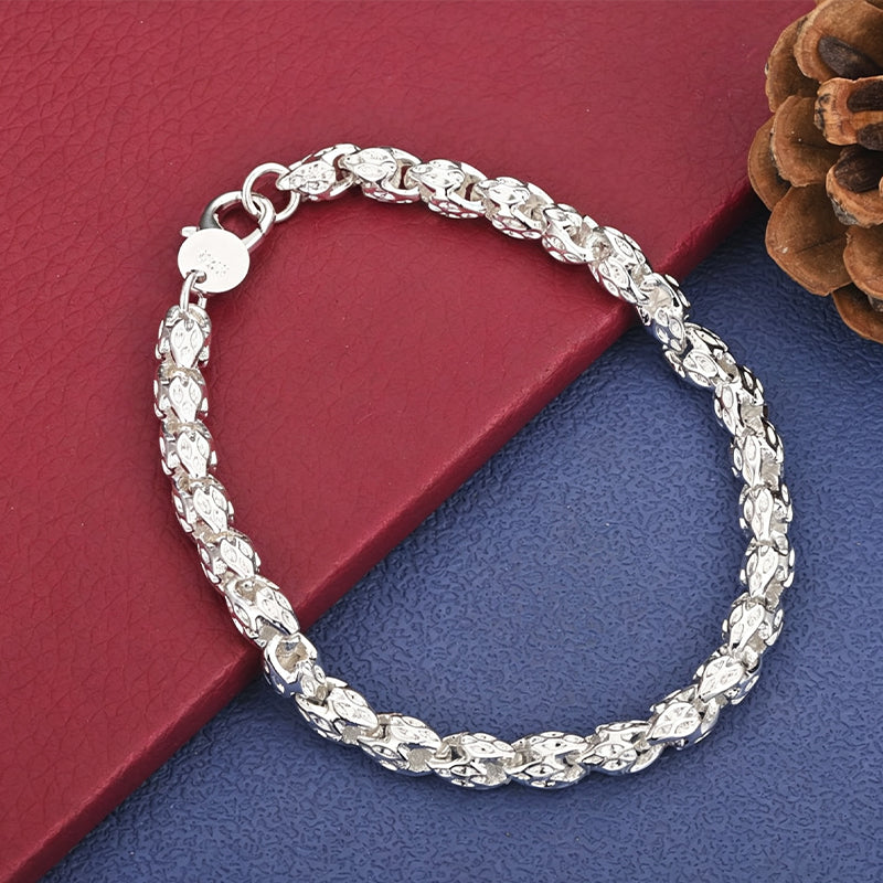 🎉 2026 Sale — Over 27,000 Sold!🐉 Trendy Dragon Scale Chain Bracelet & Necklace ✨