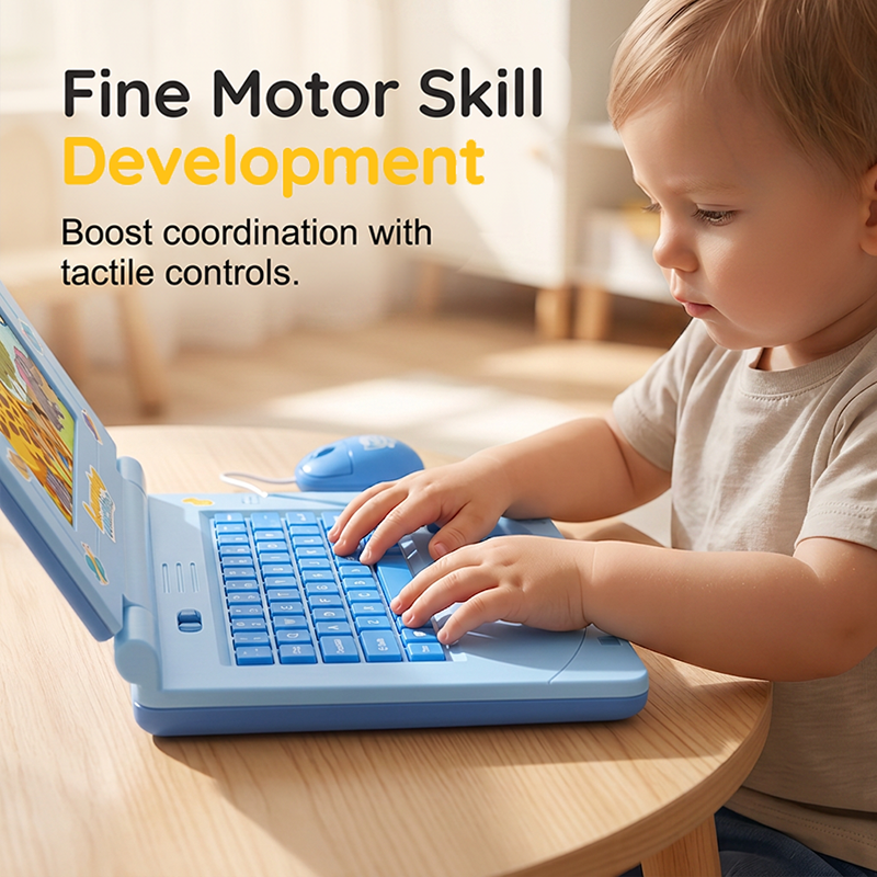 🏆🖥️Limited Time 50% Off: Only £10.99‼️👧Interactive Simulation Toy Laptop｜Kids Educational Pretend Play Learning Toy🖥️