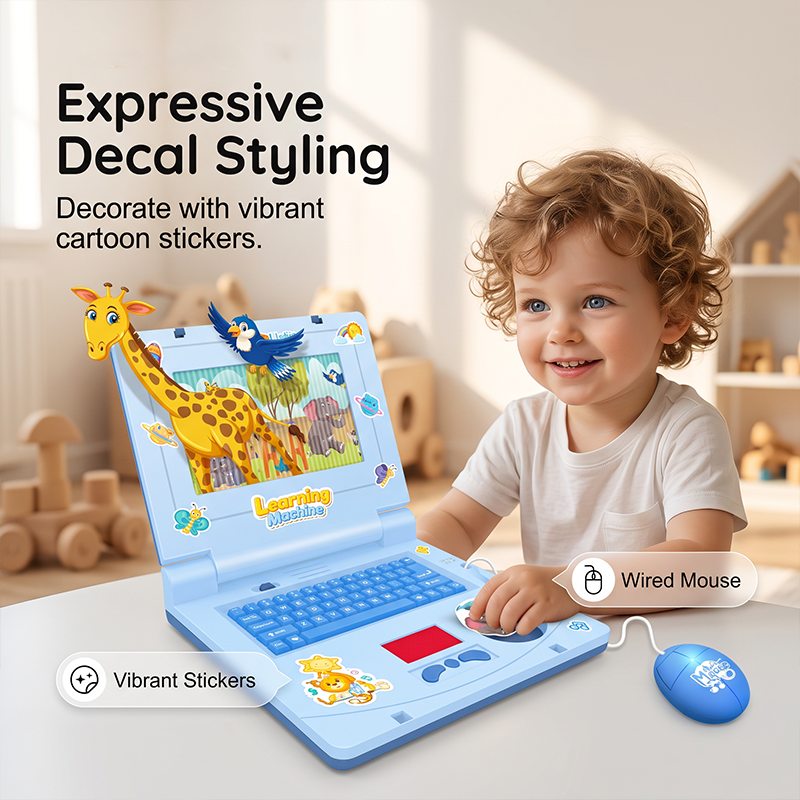 🏆🖥️Limited Time 50% Off: Only £10.99‼️👧Interactive Simulation Toy Laptop｜Kids Educational Pretend Play Learning Toy🖥️