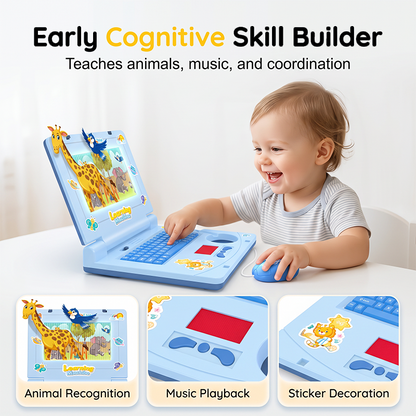 🏆🖥️Limited Time 50% Off: Only £10.99‼️👧Interactive Simulation Toy Laptop｜Kids Educational Pretend Play Learning Toy🖥️