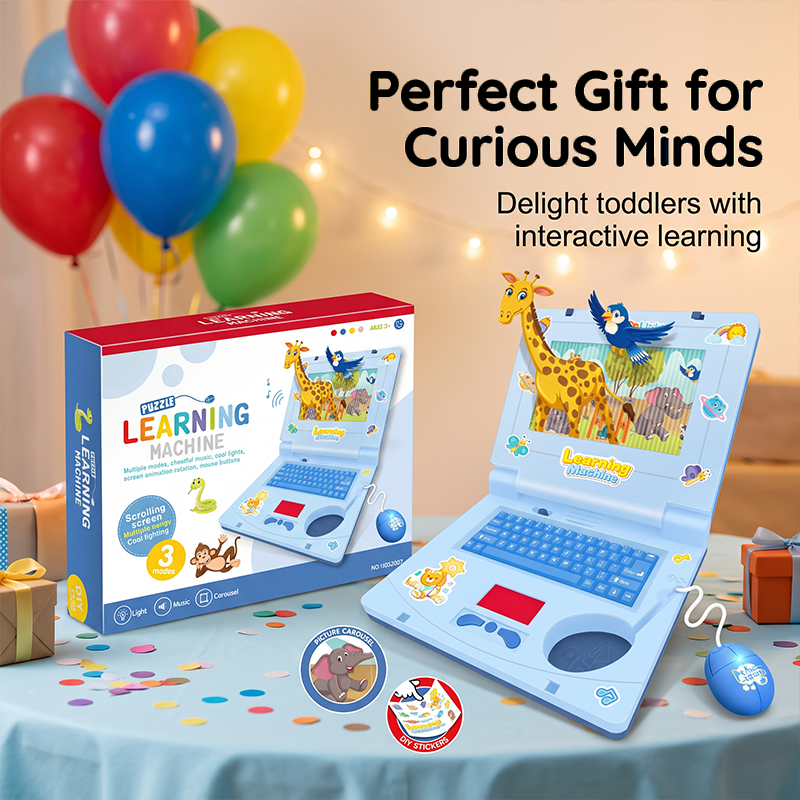 🏆🖥️Limited Time 50% Off: Only £10.99‼️👧Interactive Simulation Toy Laptop｜Kids Educational Pretend Play Learning Toy🖥️