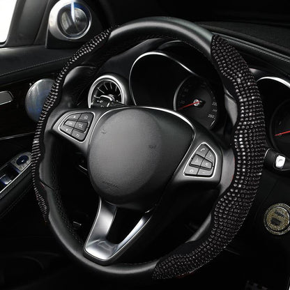 📢📢40% OFF !! ⏰Rhinestones Bling Cover for Auto Steering Wheels