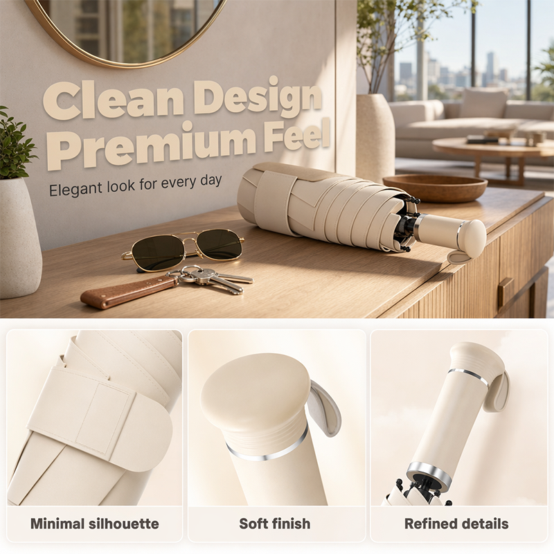 ✨ Say Goodbye to Bulky Umbrellas – Ultra-Light Sun & Rain Protection for On-the-Go! ✨