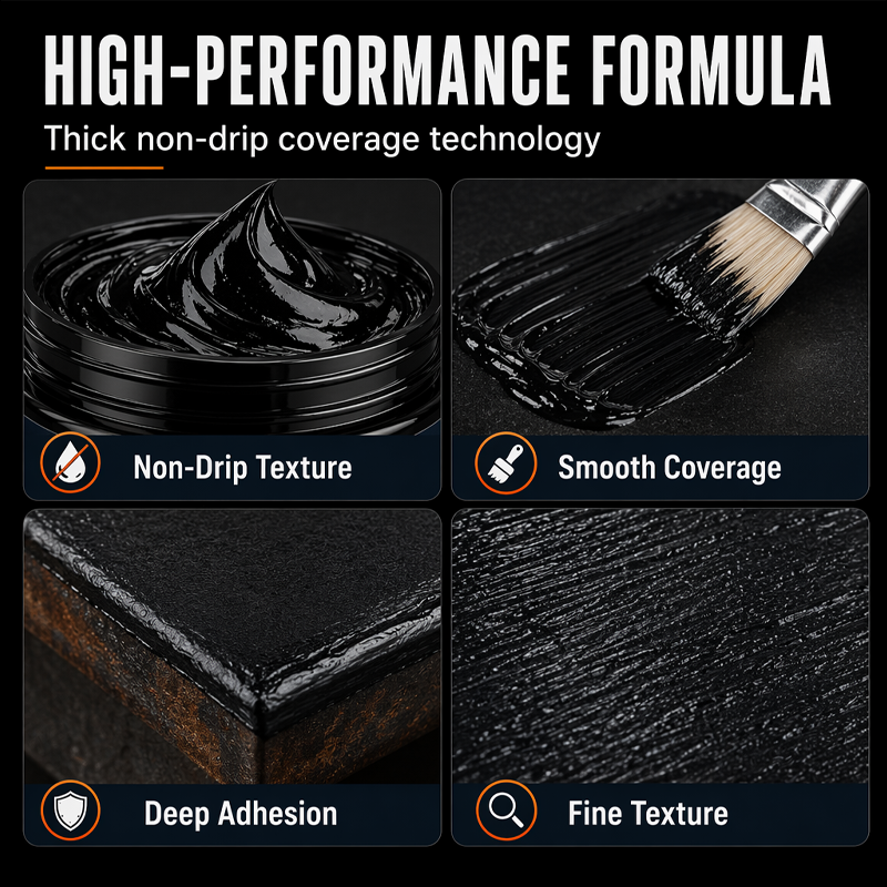 🥳2026 HOT SALE🥳🏠 50% OFF! Metal Rust Protection Black Repair Paste – Restores rusty gates, railings & tools. Forms protective coating – no need to replace! 🛡️✨