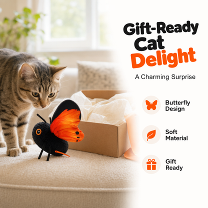 ⏳Time-Limited Special⏰Smart Sensing Flapping Butterfly Toy for Cats