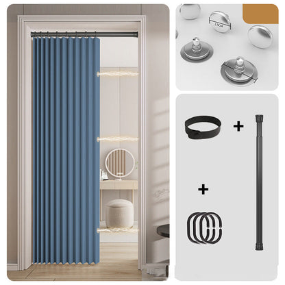⏰🔥LIMITED TIME 48% OFF! ⭐No-Drill Magnetic Accordion Door Curtain