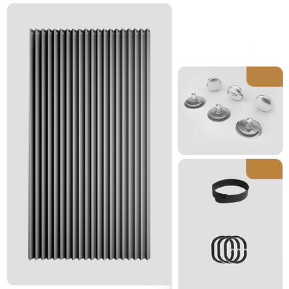 ⏰🔥LIMITED TIME 48% OFF! ⭐No-Drill Magnetic Accordion Door Curtain