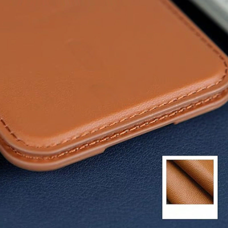 2-in-1 Magnetic PU Leather Card Holder Stand for Phone