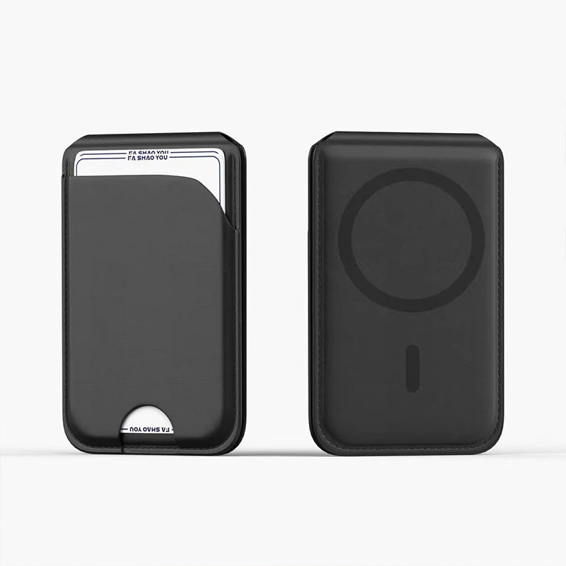 2-in-1 Magnetic PU Leather Card Holder Stand for Phone