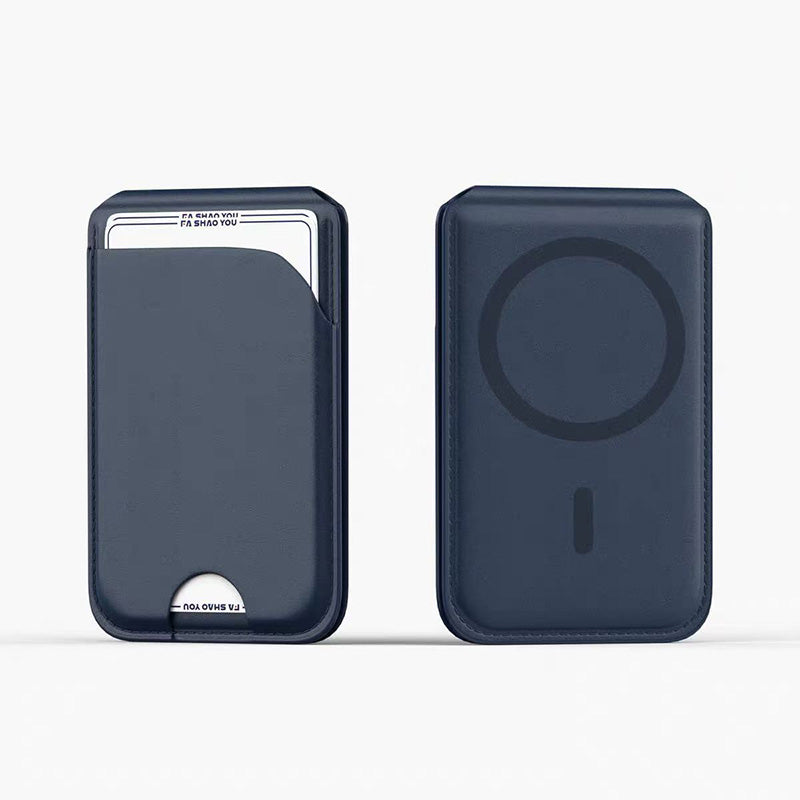 2-in-1 Magnetic PU Leather Card Holder Stand for Phone