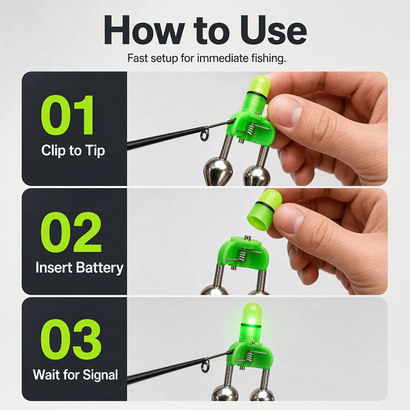 📢📢50% OFF !! ⏰Night Fishing Rod Alarm Bells