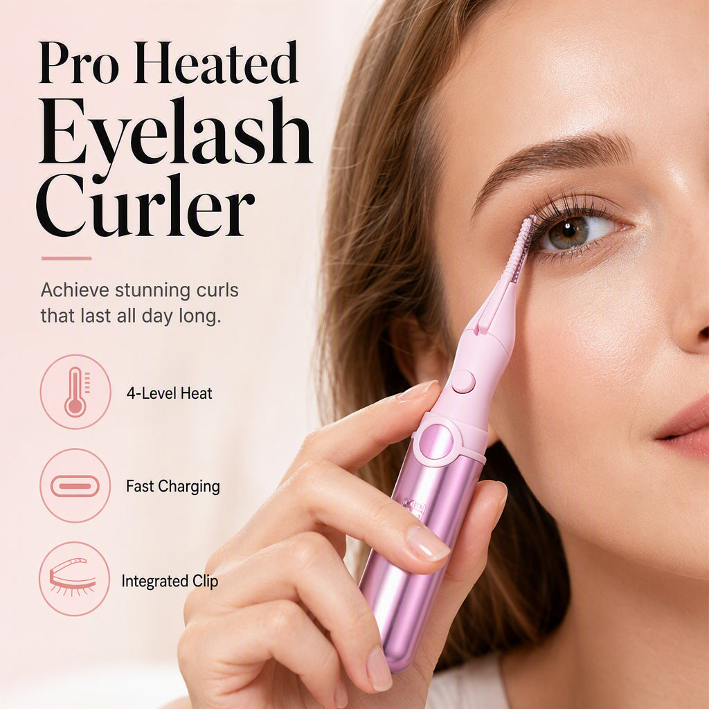 ⏳LAST DAY SALE 60% OFF !!💗Rechargeable Heated Eyelash Curler