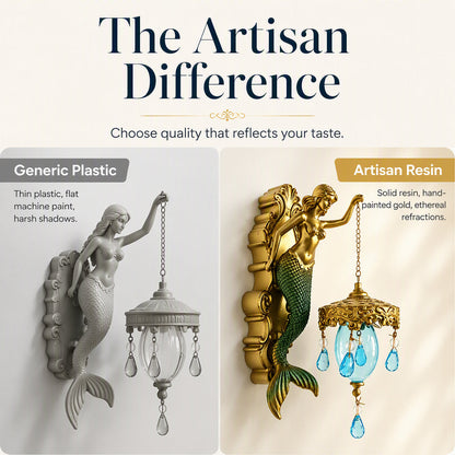 ⏳Limited-time 50% off⏰Vintage Mermaid Wall Sconce🧜‍♂️🏘️