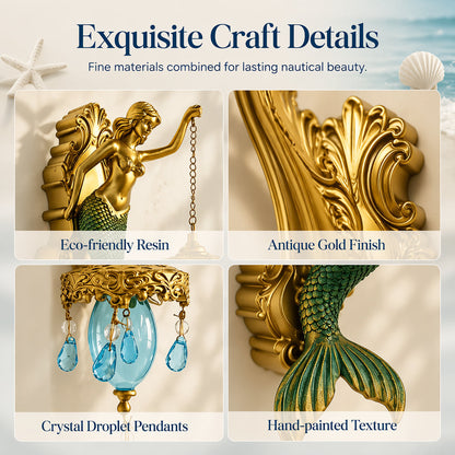 ⏳Limited-time 50% off⏰Vintage Mermaid Wall Sconce🧜‍♂️🏘️