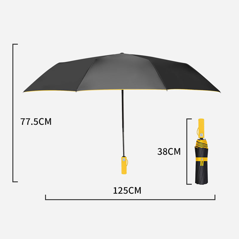 🌂 Large Automatic Umbrella – Windproof Rain & UPF 50+ Sun Protection, One-Button Open for Commuting & Outdoor Use ☀️🌧️
