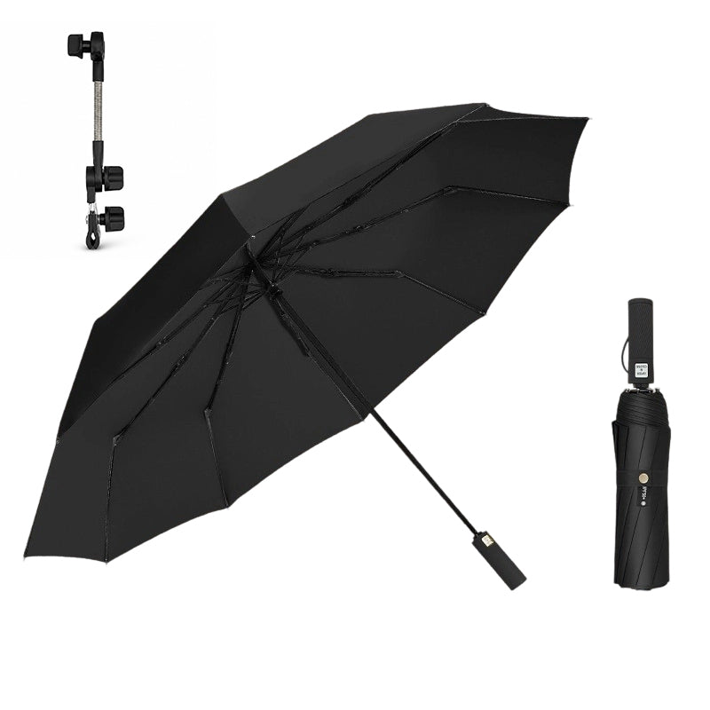 🌂 Large Automatic Umbrella – Windproof Rain & UPF 50+ Sun Protection, One-Button Open for Commuting & Outdoor Use ☀️🌧️