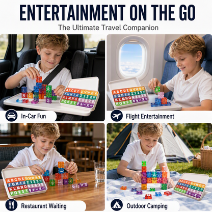 📢📢40% OFF !! ⏰Magnetic Alphabet Number Cubes for Children