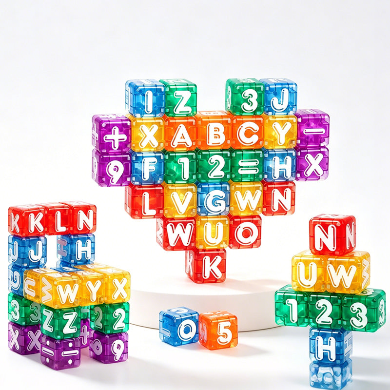 📢📢40% OFF !! ⏰Magnetic Alphabet Number Cubes for Children