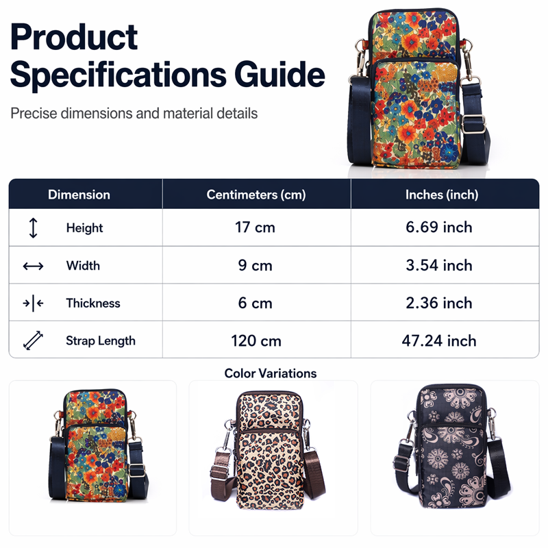 🎉 2026 Sale — Over 28,700 Sold!💞 Printed Sports Armband & Crossbody Bag – Light‑weight 🎒