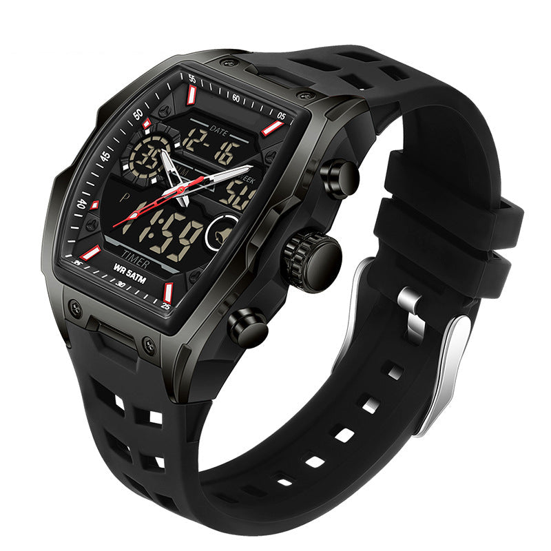 ⌚ Read It in the Dark – Men's Dual Display Sports Watch with Luminous Dial. Waterproof & Rugged. 50% Off. UK Stock
