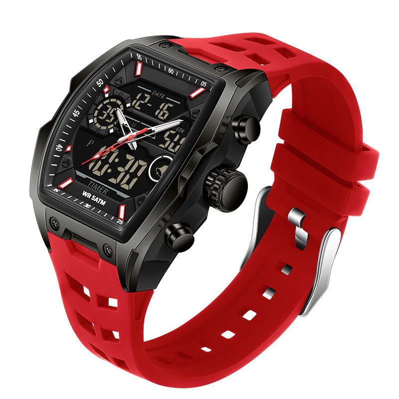 ⌚ Read It in the Dark – Men's Dual Display Sports Watch with Luminous Dial. Waterproof & Rugged. 50% Off. UK Stock