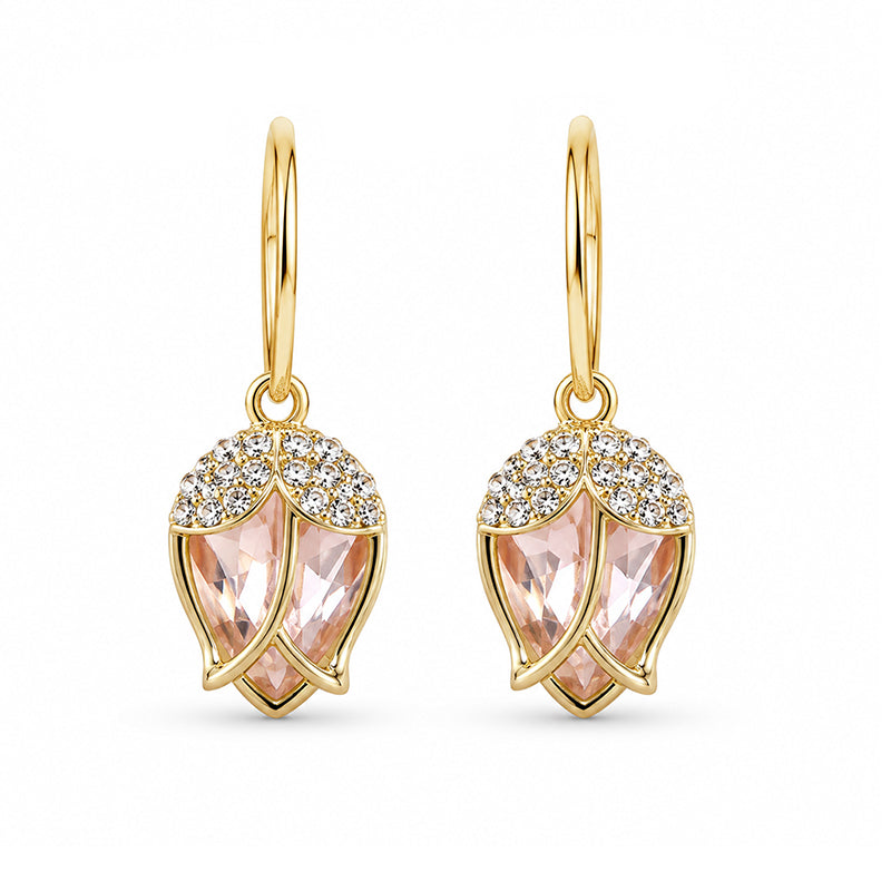 ⏳Limited-time 50% off⏰Elegant Rosebud C-Shaped Hoop Earrings👂💎